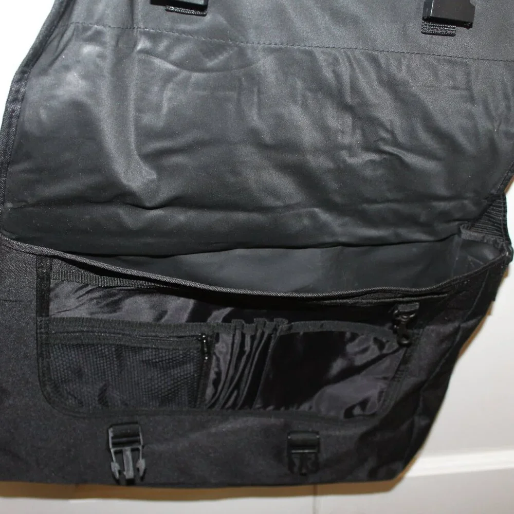 Gemline Laptop Computer Carry Messenger Bag (NEW) Black